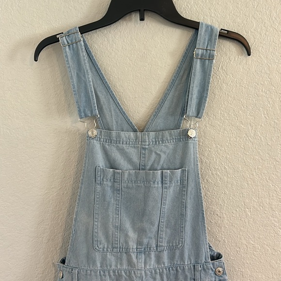 Denim overall dress - Picture 3 of 10